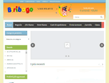 Tablet Screenshot of magobiribago.it